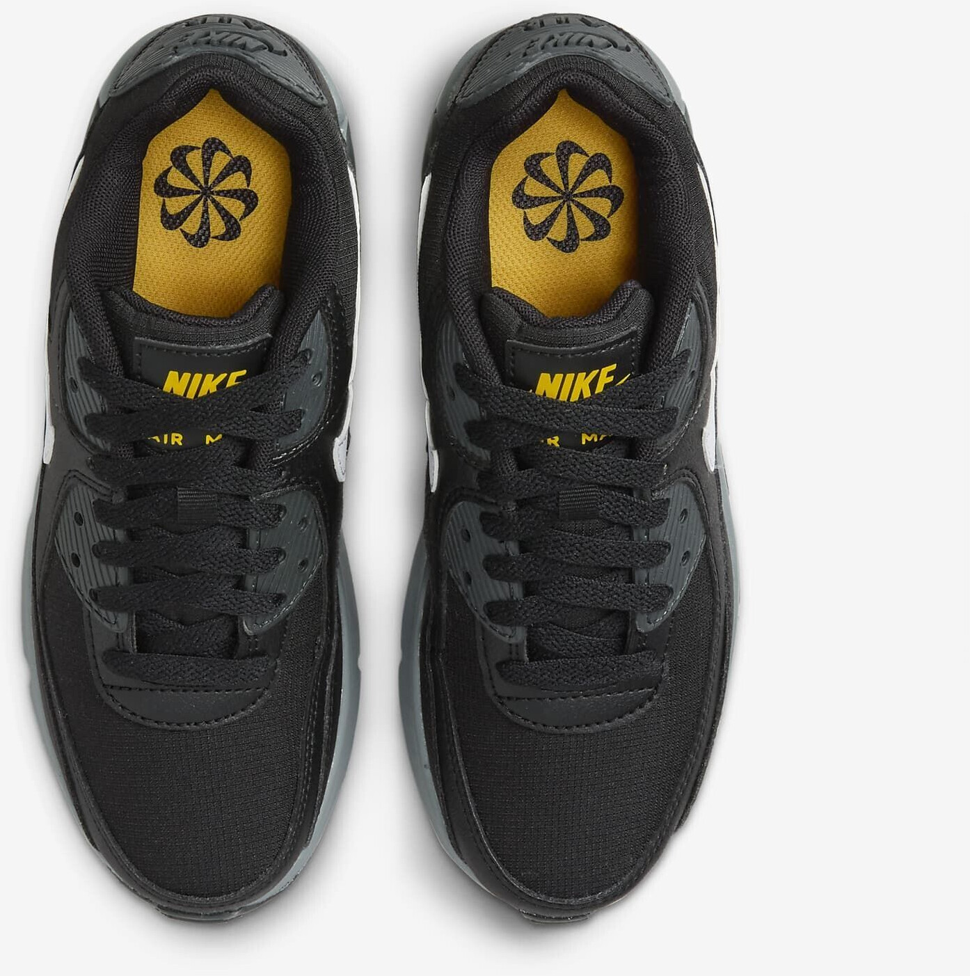 Nike air max 90 junior black and yellow deals