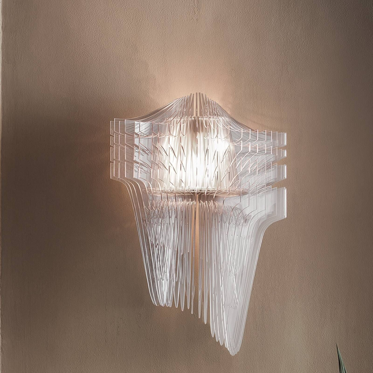 Slamp Aria design wall light 60x41x22 cm clear