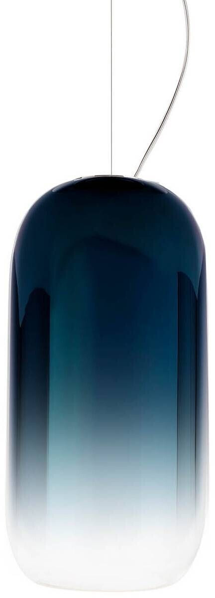 Artemide Gople Mini hanging lamp 14.5x29.3 cm blue/black