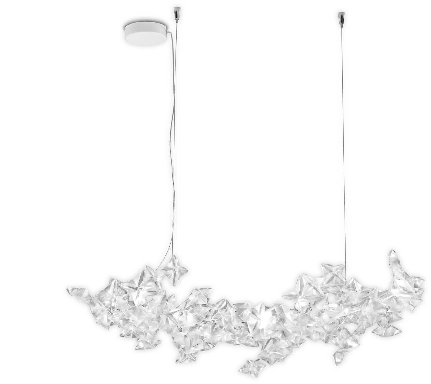 Slamp Hanami Suspension hanging lamp 35x25x53 cm clear cable