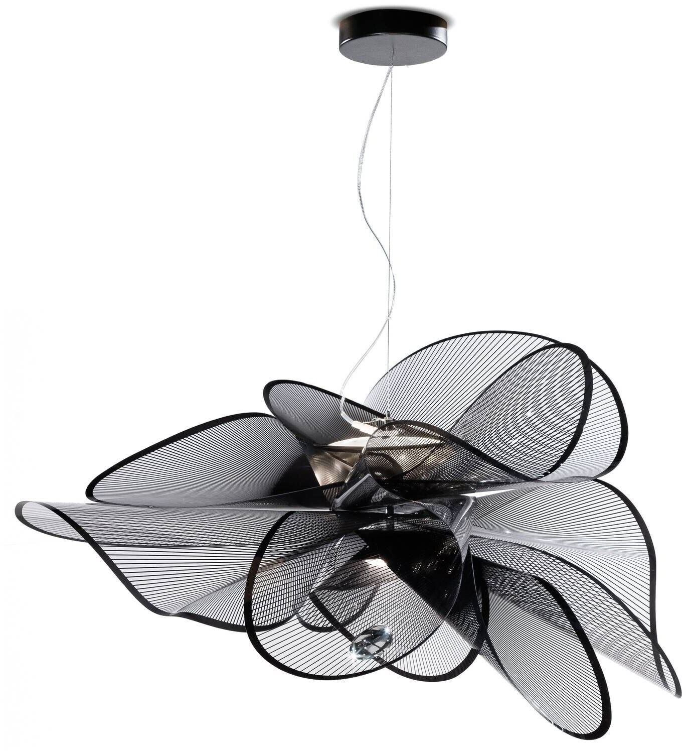 Slamp La Belle Étoile LED hanging lamp black Ø90cm