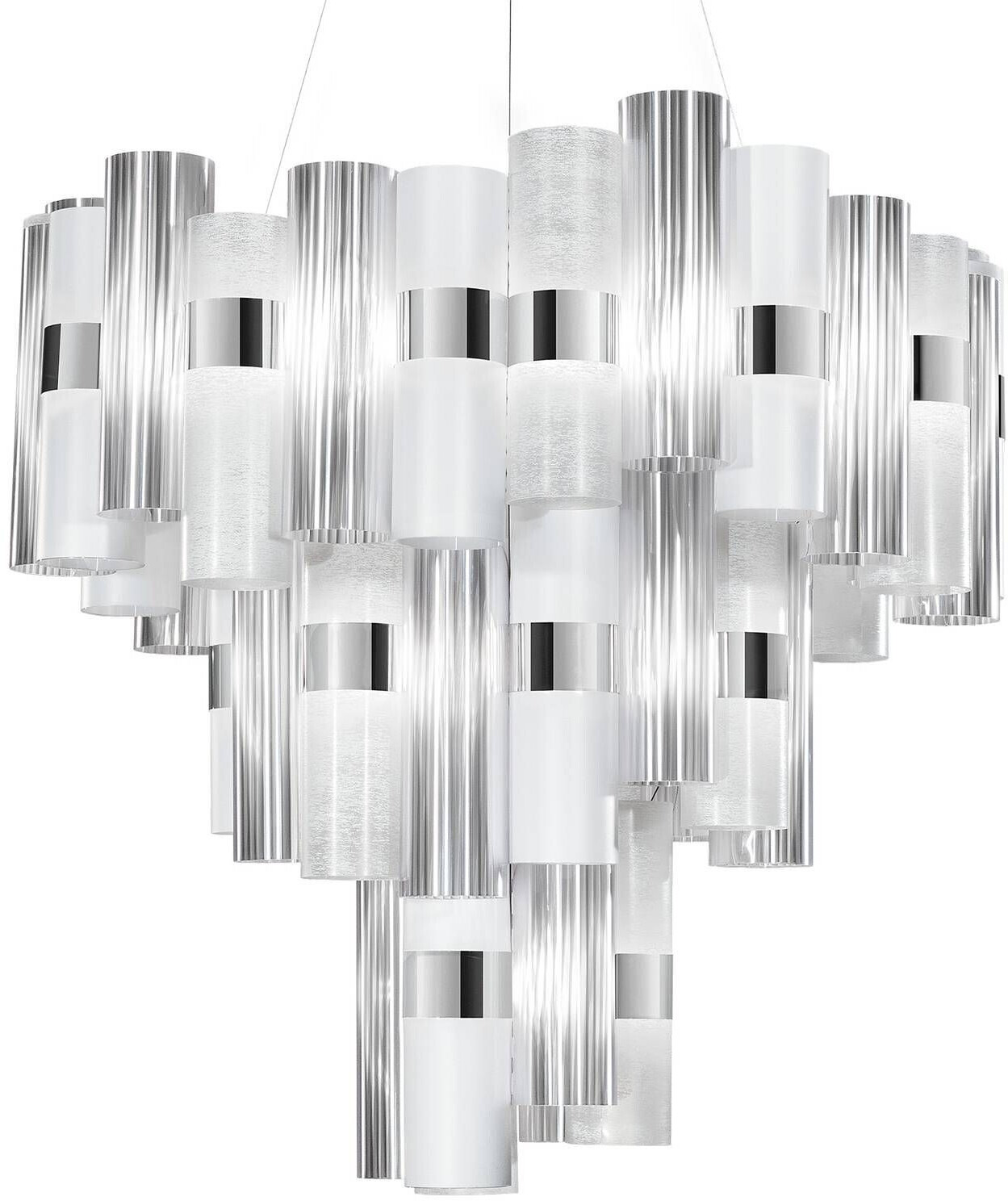 Slamp La Lollo XL LED hanging lamp, Ø80cm white
