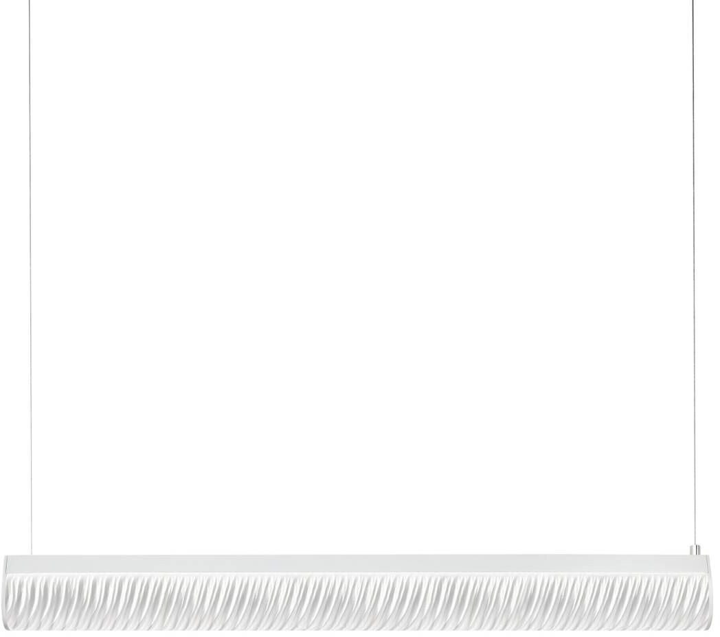 Slamp LED hanging lamp Modula pleated light grey