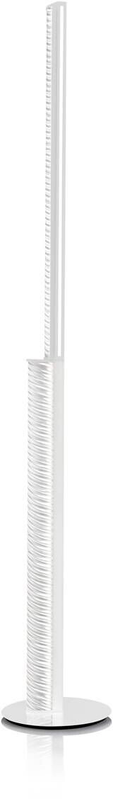 Slamp LED floor lamp Modula turned 10x194 cm pleated light grey