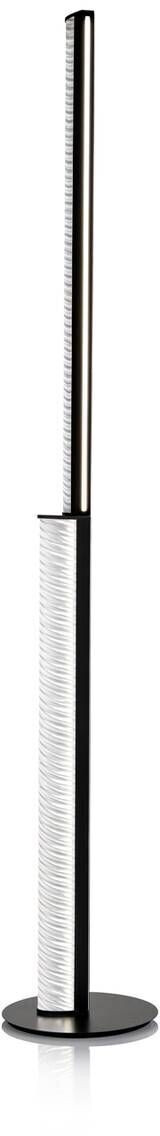 Slamp LED floor lamp Modula turned 10x194 cm pleated black