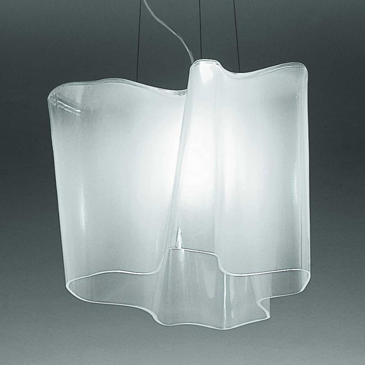 Artemide Logico hanging lamp 1fl length 40 cm white