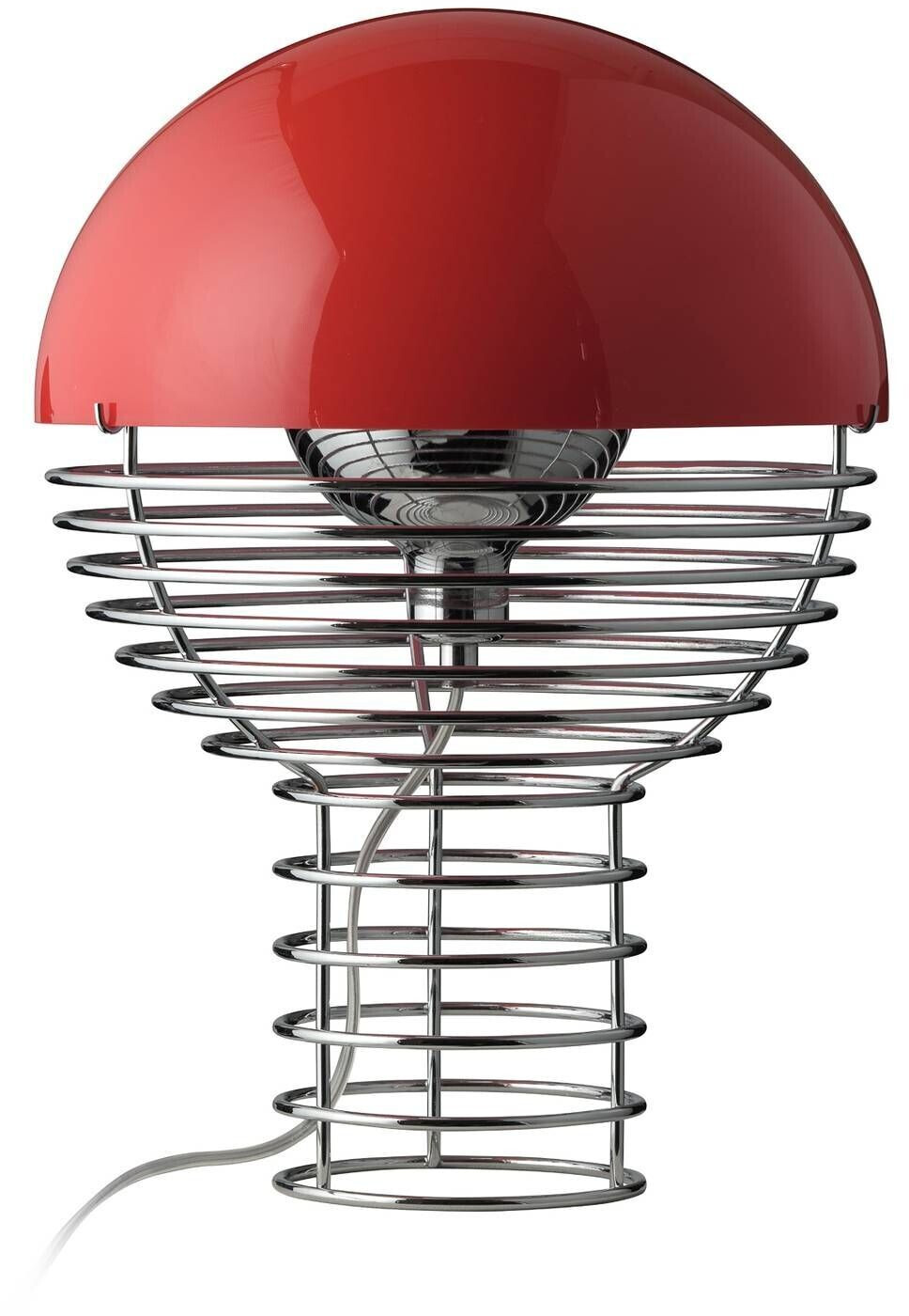 Verpan Table lamp Wire Small Ø30x42 cm red
