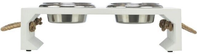 Trixie Gamelle double pour chien 2x0.4L white Trixie Gamelle double pour chien 2x0.4L white