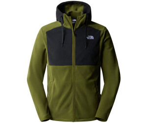 The North Face Mens Homesafe Full Zip Fleece Hoodie forest olive/tnf black