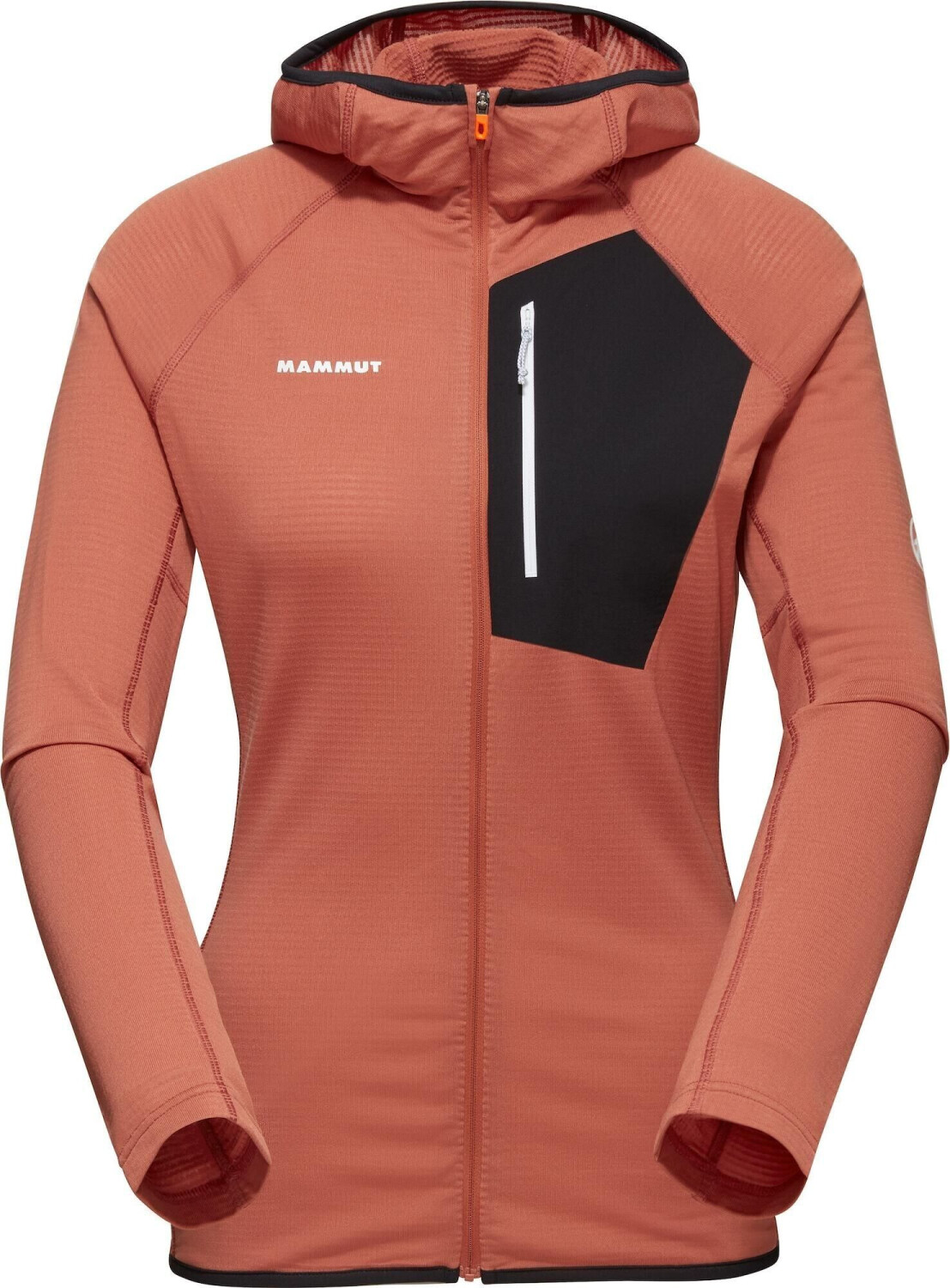 Mammut Women's Aenergy Light Midlayer Hooded Jacket (1014-05550) brick/black