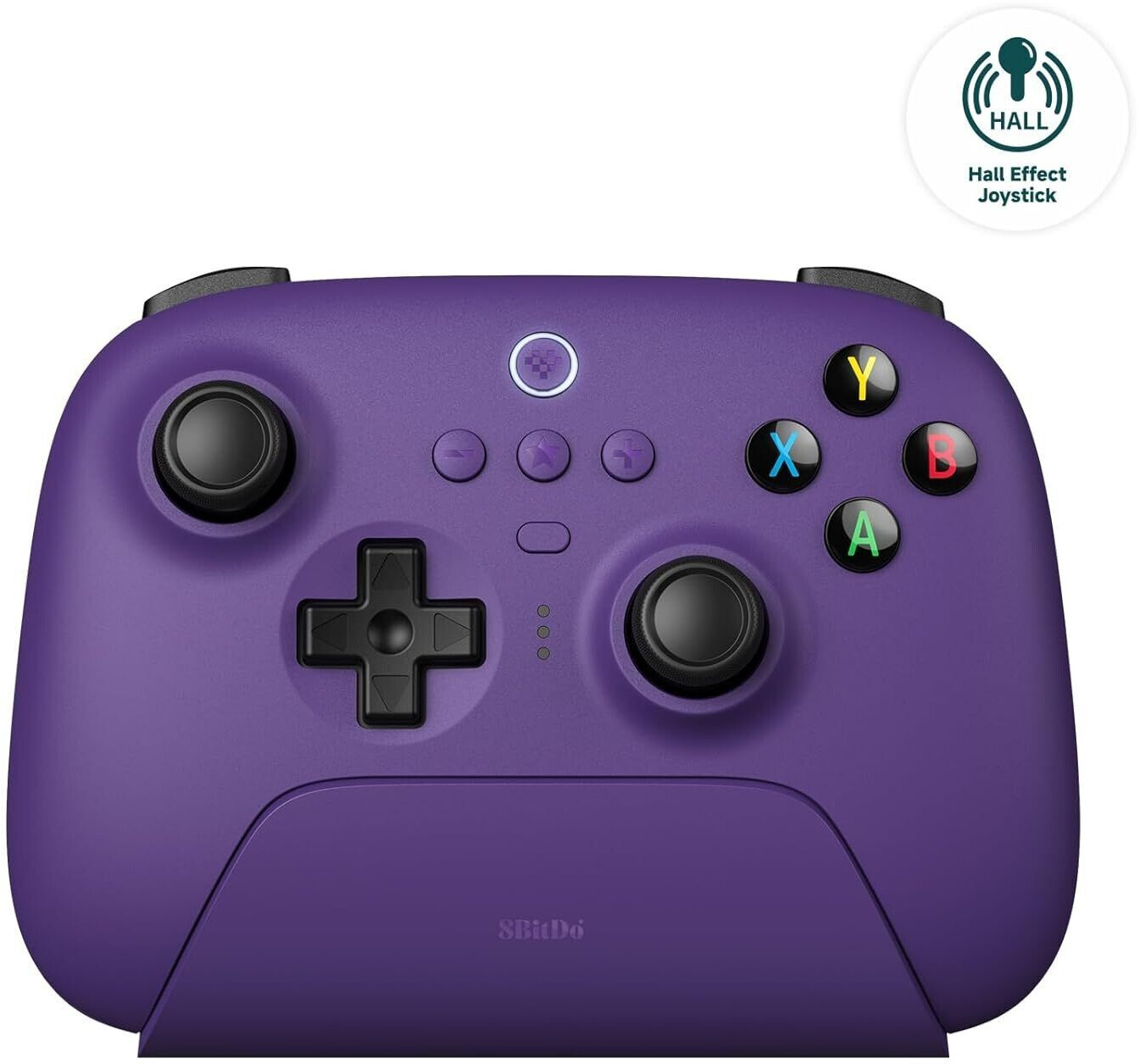 8bitdo Ultimate 2.4G Wireless Controller with Hall Effect Joystick Purple