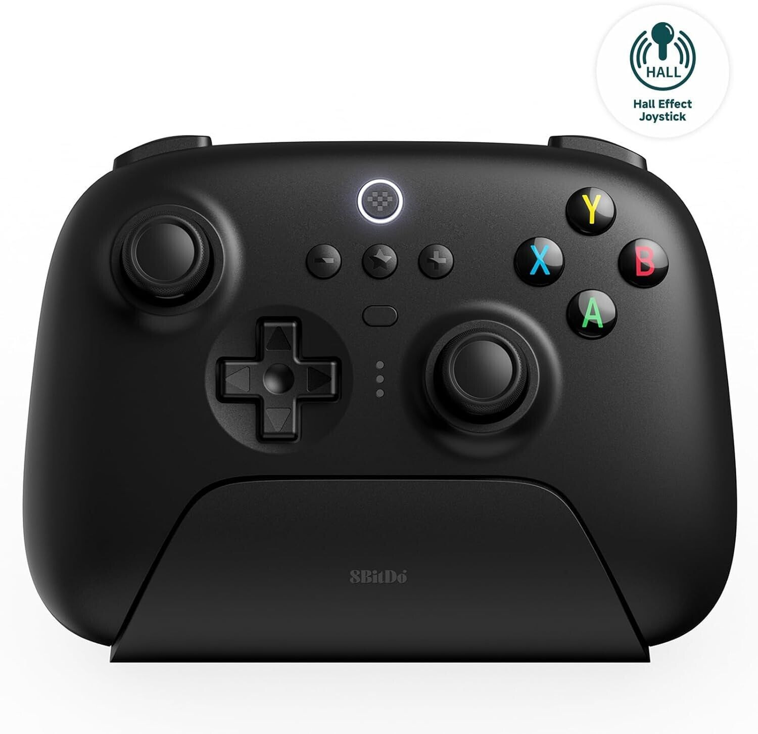 8bitdo Ultimate 2.4G Wireless Controller with Hall Effect Joystick Black