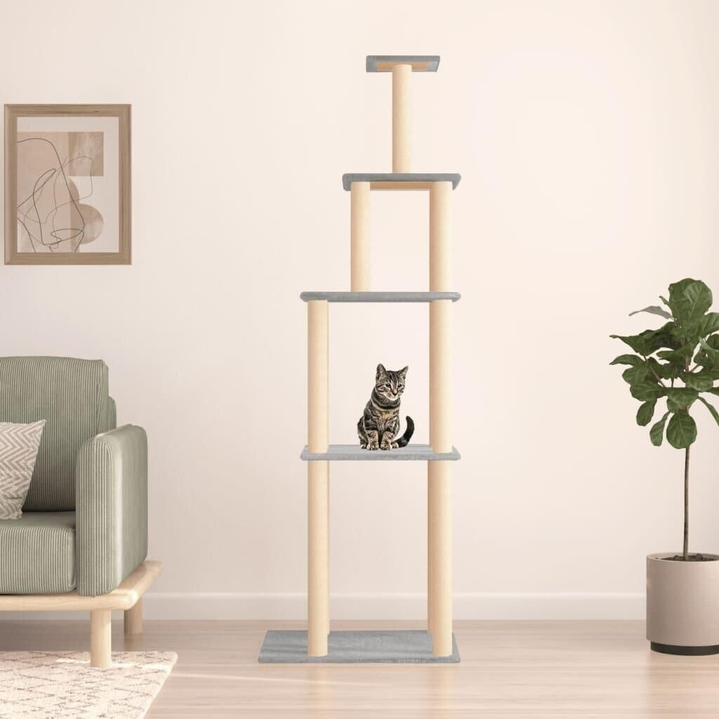 vidaXL Arbre à chat avec griffoirs en sisal 183 cm