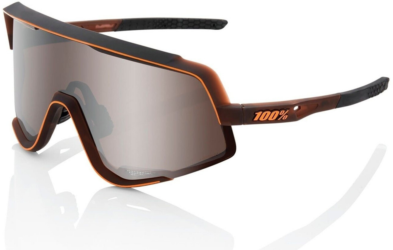 100% Glendale matte translucent brown fade/hiper silver mirror