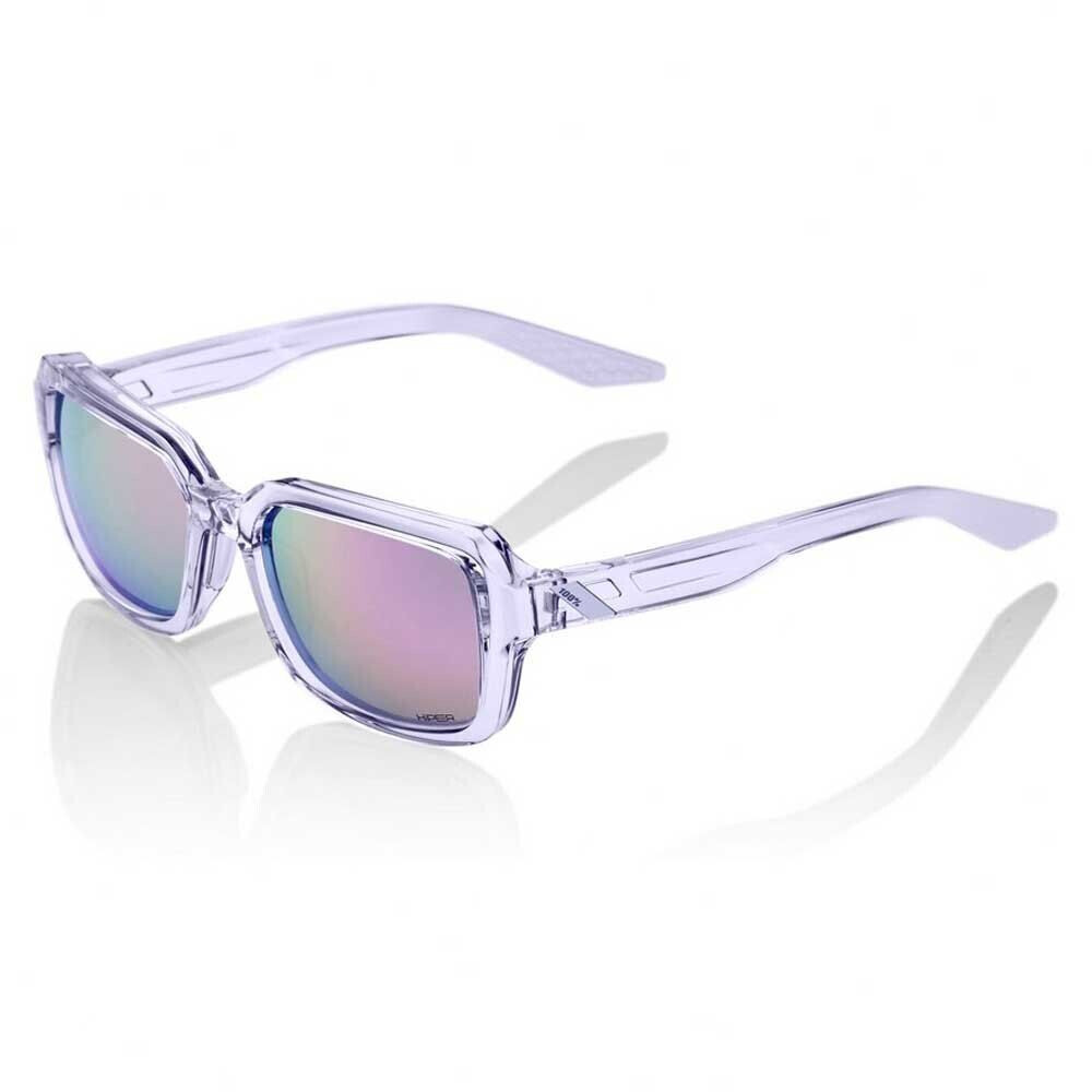 100% Hudson polished translucent lavender/hiper silver mirror