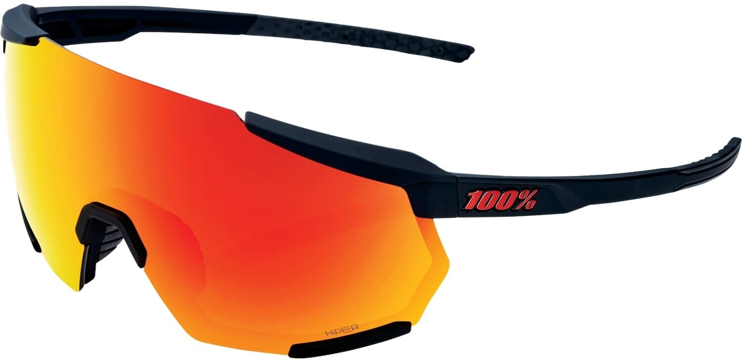 100% Racetrap 3.0 soft tact black/hiper red multilayer mirror