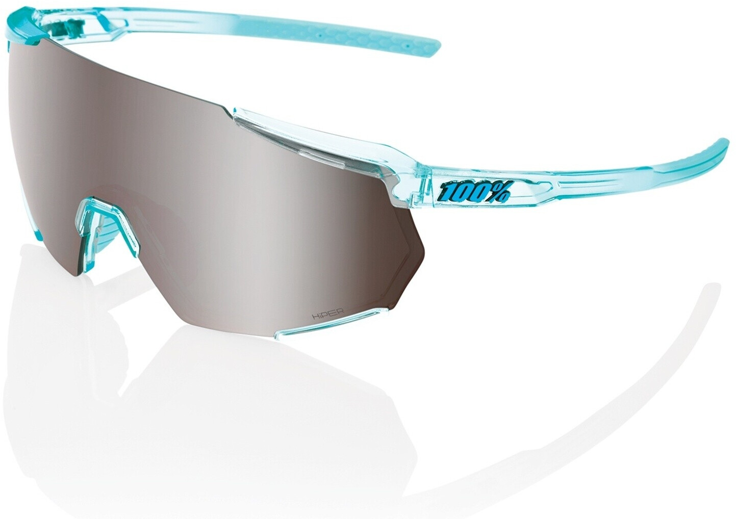 100% Racetrap 3.0 polished translucent mint/hiper silver mirror