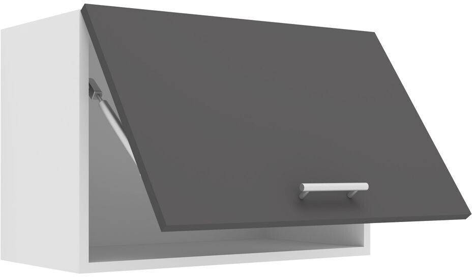 VCM Wall cabinet 60 cm folding cabinet Esilo white / anthracite