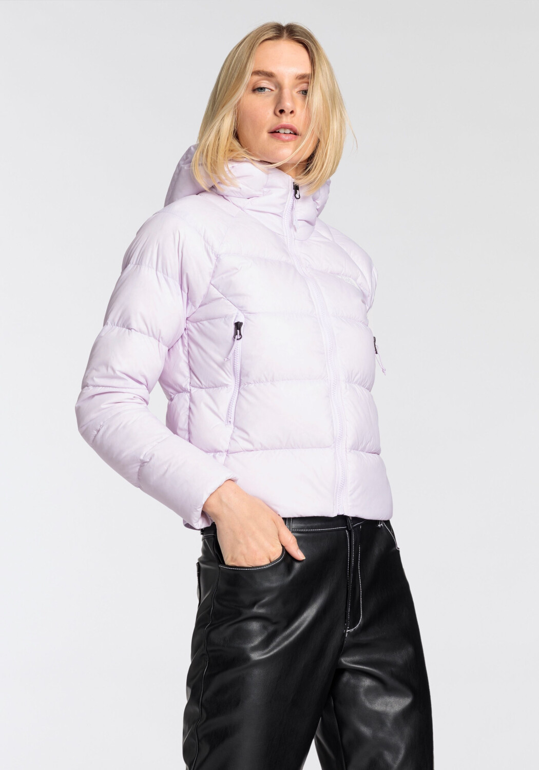 Lilac north face puffer hot sale