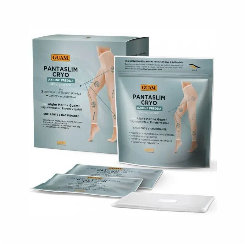 Guam Pantaslim Cryo + 2 Liquid Refill Pouches + Protective Pants