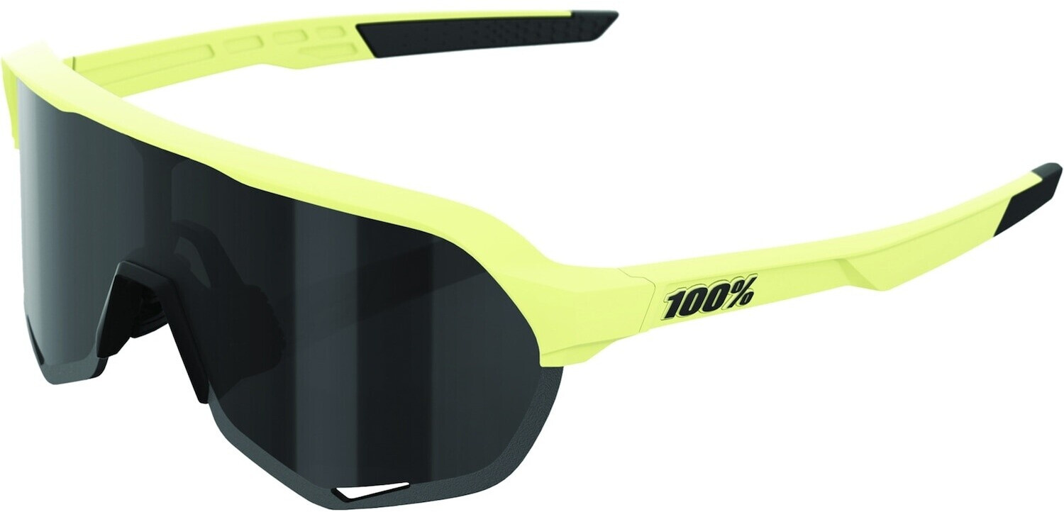 100% S2 soft tact glow/ black mirror lens