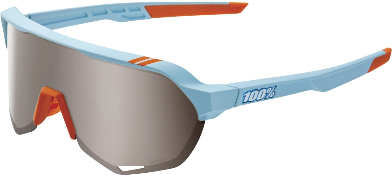 100% S2 soft tact two tone/HIPER silver mirror lens