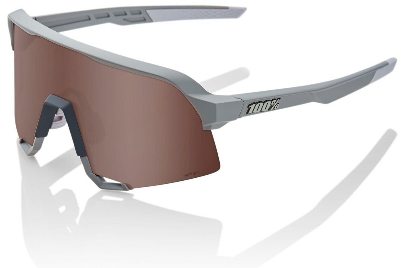 100% S3 gris HIPER crimson silver mirror lens