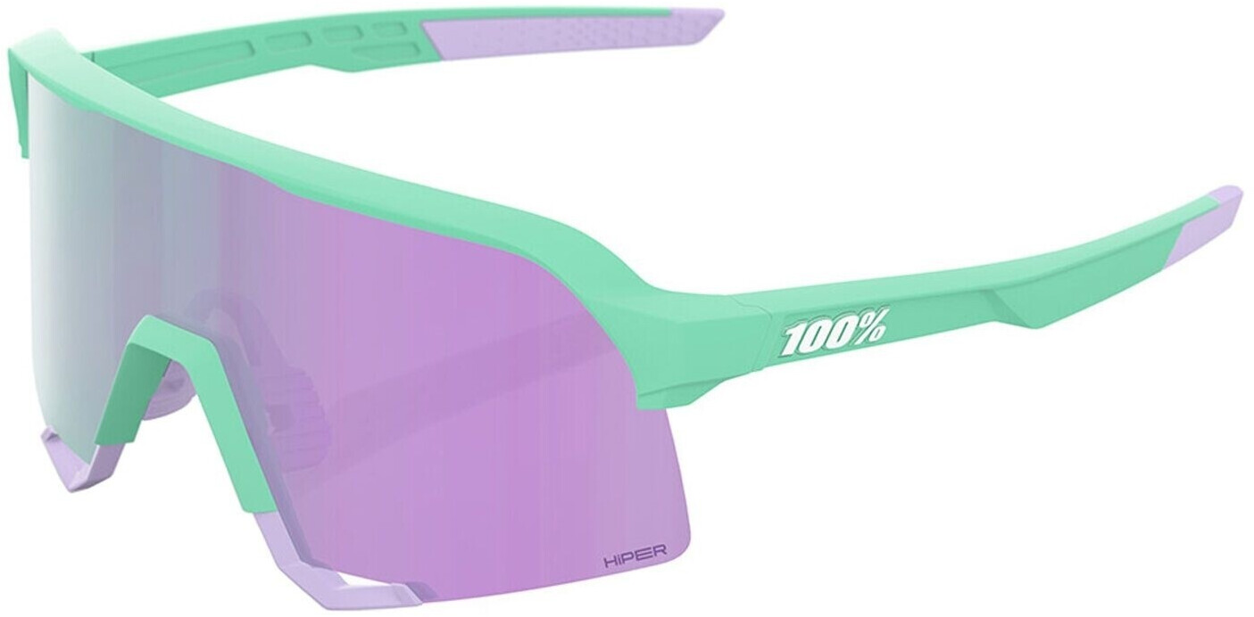 100% S3 soft tact mint/HIPER lavender mirror lens