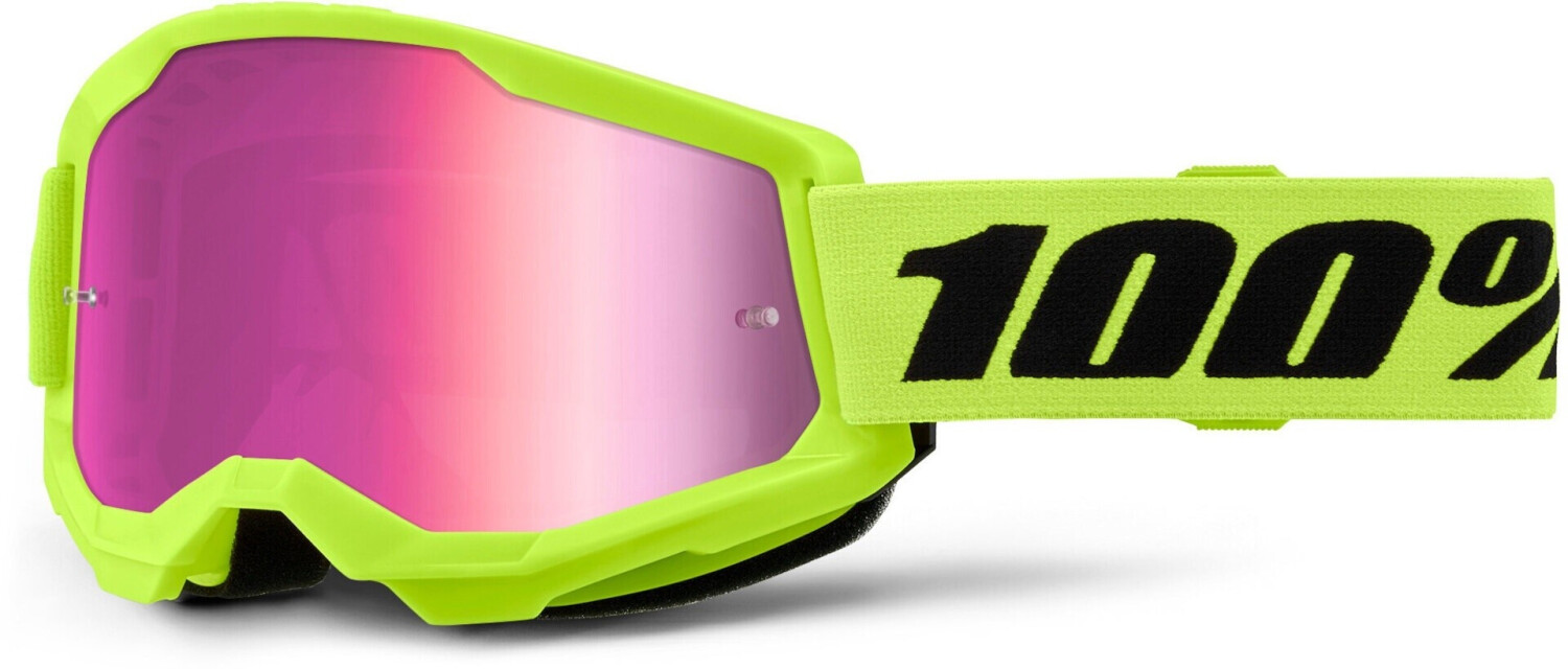 100% Strata 2 Moto/MTB/neon yellow