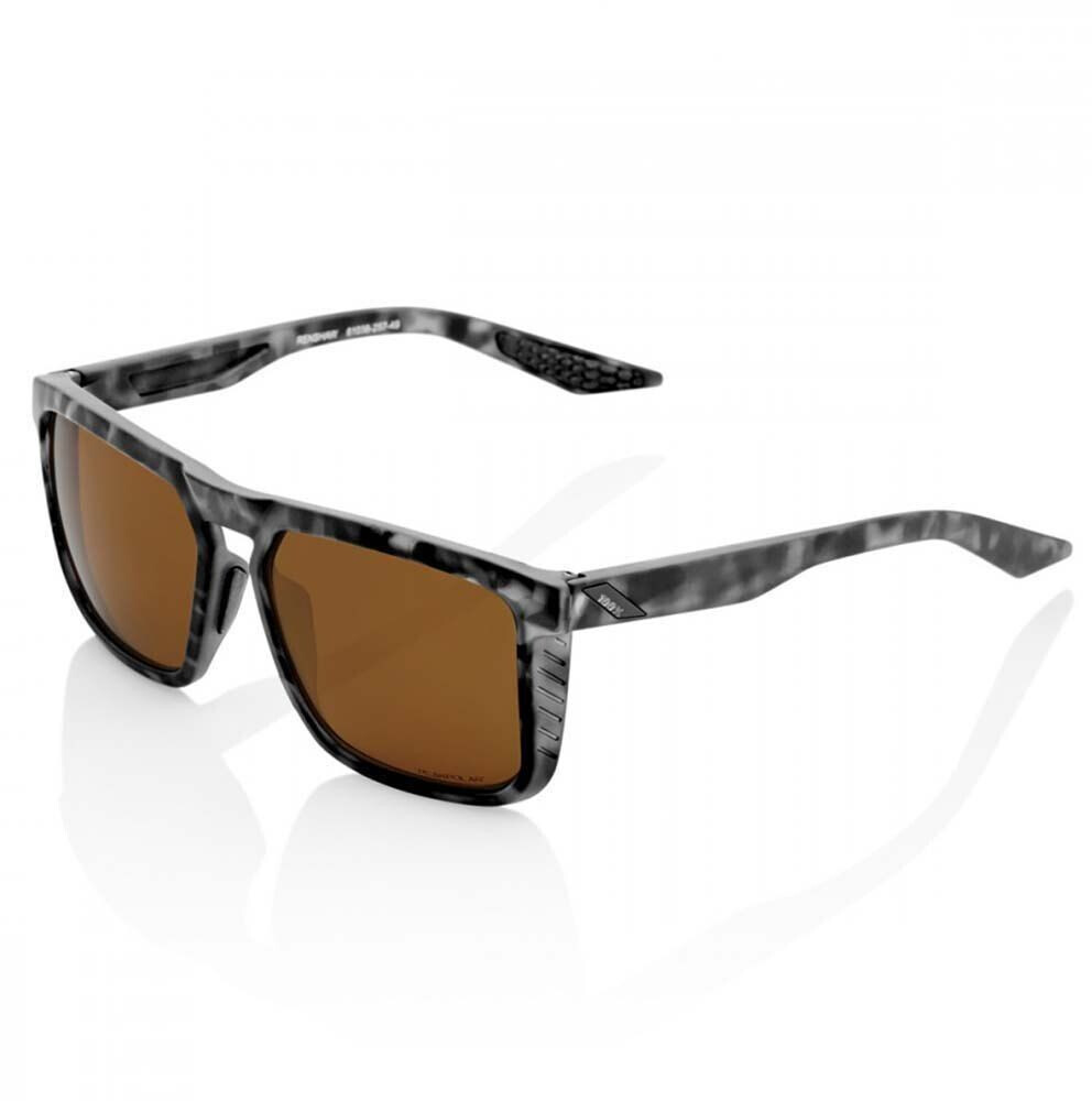 100% Renshaw matte black/havana bronze lens