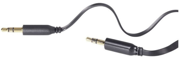 SpeaKa Professional SuperFlat 3.5 mm Klinke Anschlusskabel 0.5 m (0.50 m, 2.5mm), Audio Kabel, Bild 4