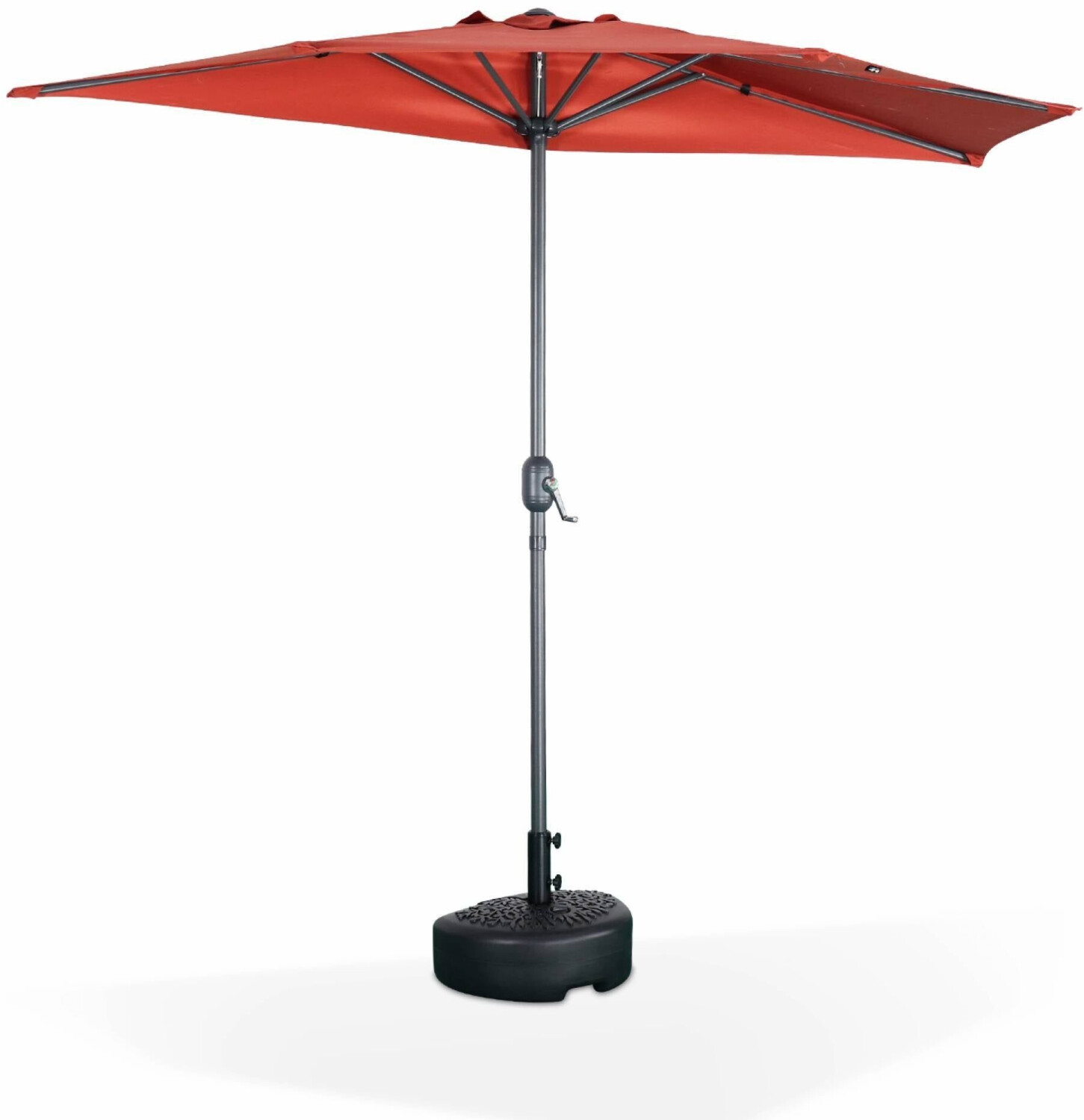 Alice's Garden Demi-Parasol Calvi 250 cm rouge
