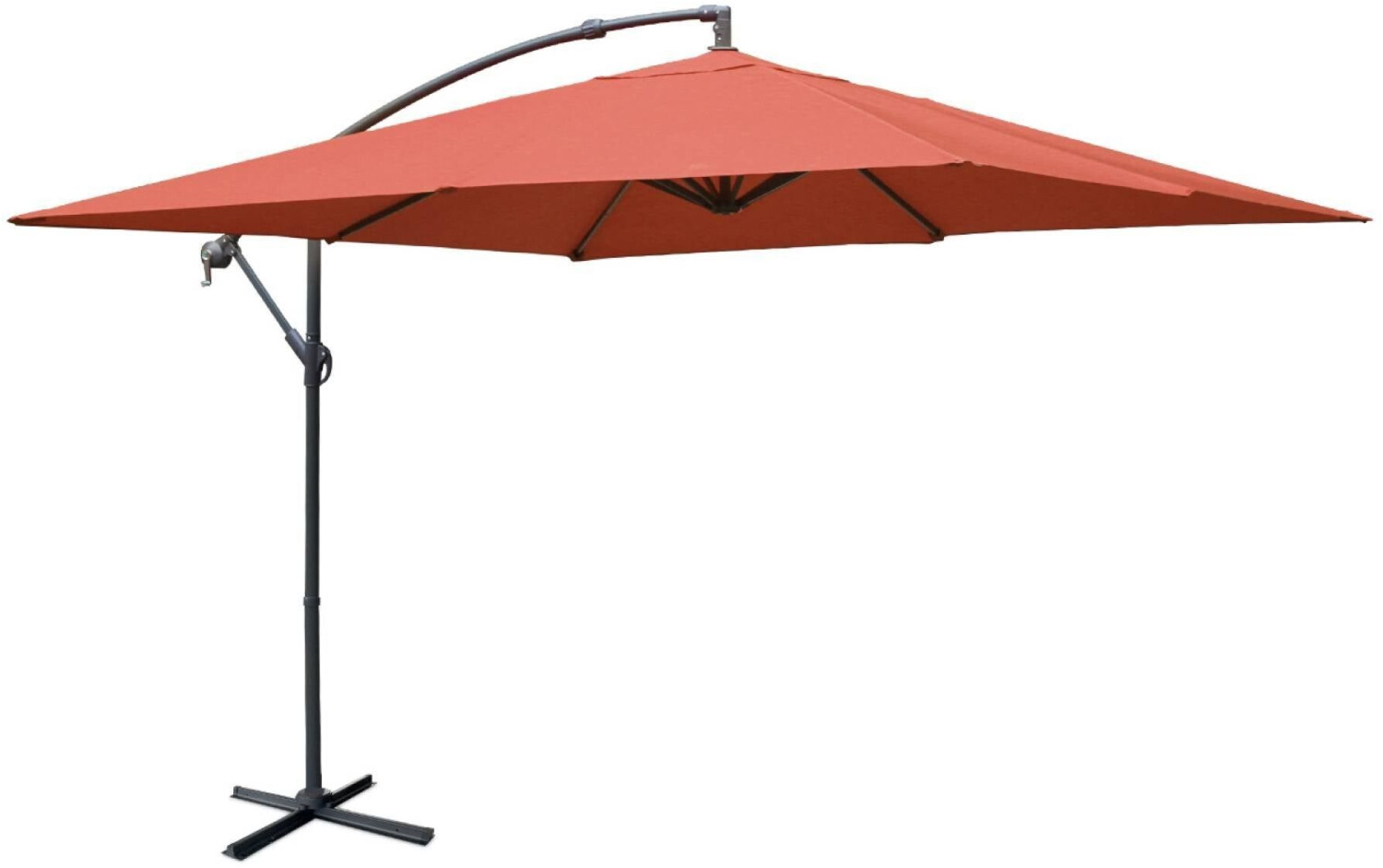 Alice's Garden Parasol déporté carré Hardelot terracota
