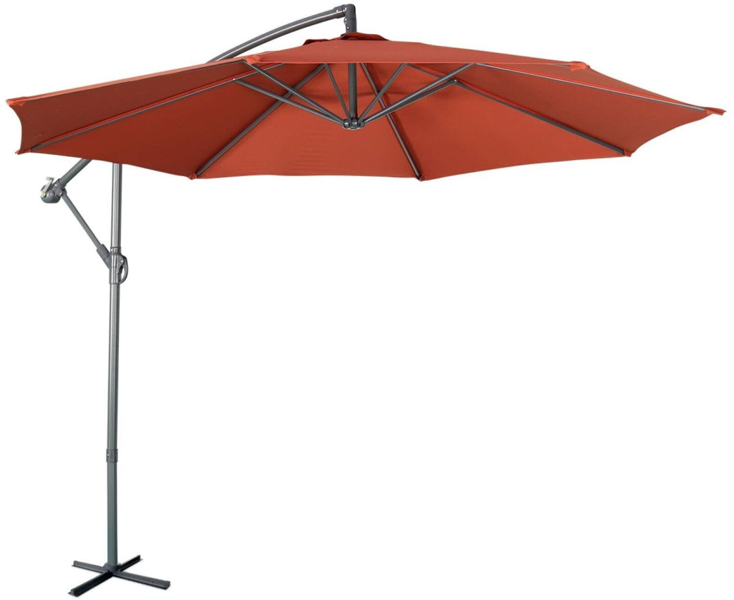 Alice's Garden Parasol rond Hardelot 3 m terracota