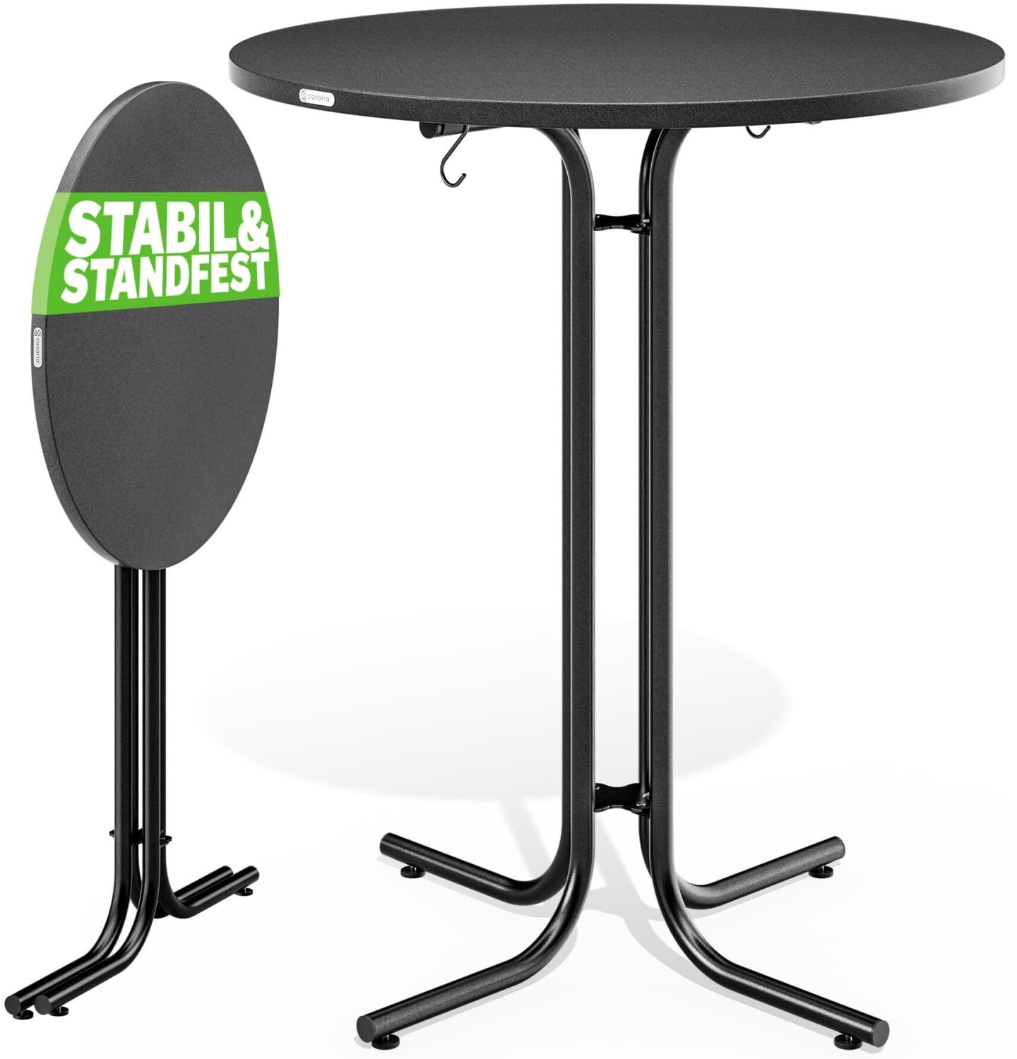 Casaria High table 110x80cm foldable