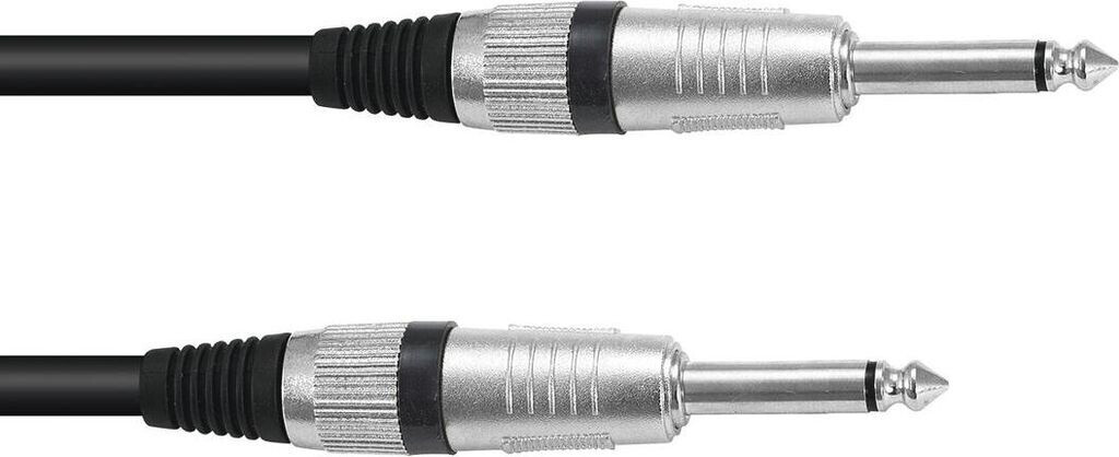 Klinkenkabel 3 M – 2x Mono-Klinke (6,35 Mm), Goldkontakte, Für Audio-Verbindungen