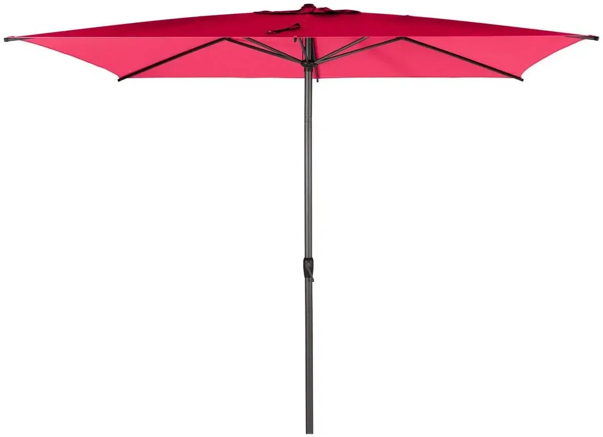 Hespéride Parasol droit rectangulaire Loompa 300 x 200 cm grenade
