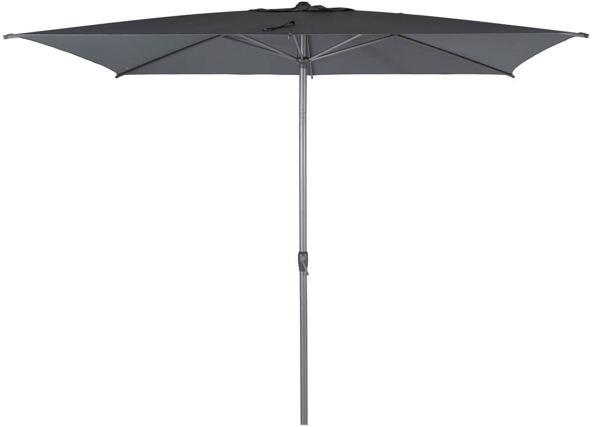 Hespéride Parasol droit rectangulaire Loompa 300 x 200 cm gris