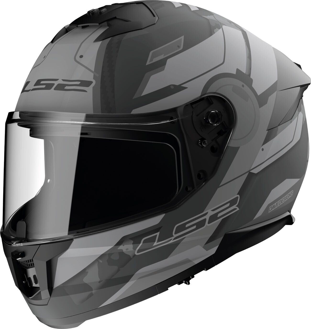 Photos - Motorcycle Helmet LS2 Helmets  FF808 Stream II Shadow matt titanium/grey 