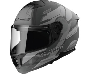 Casque Moto Intégral LS2 Stream II - Homologué 22.06, Visière Antibuée, Noir Bleu Mat
