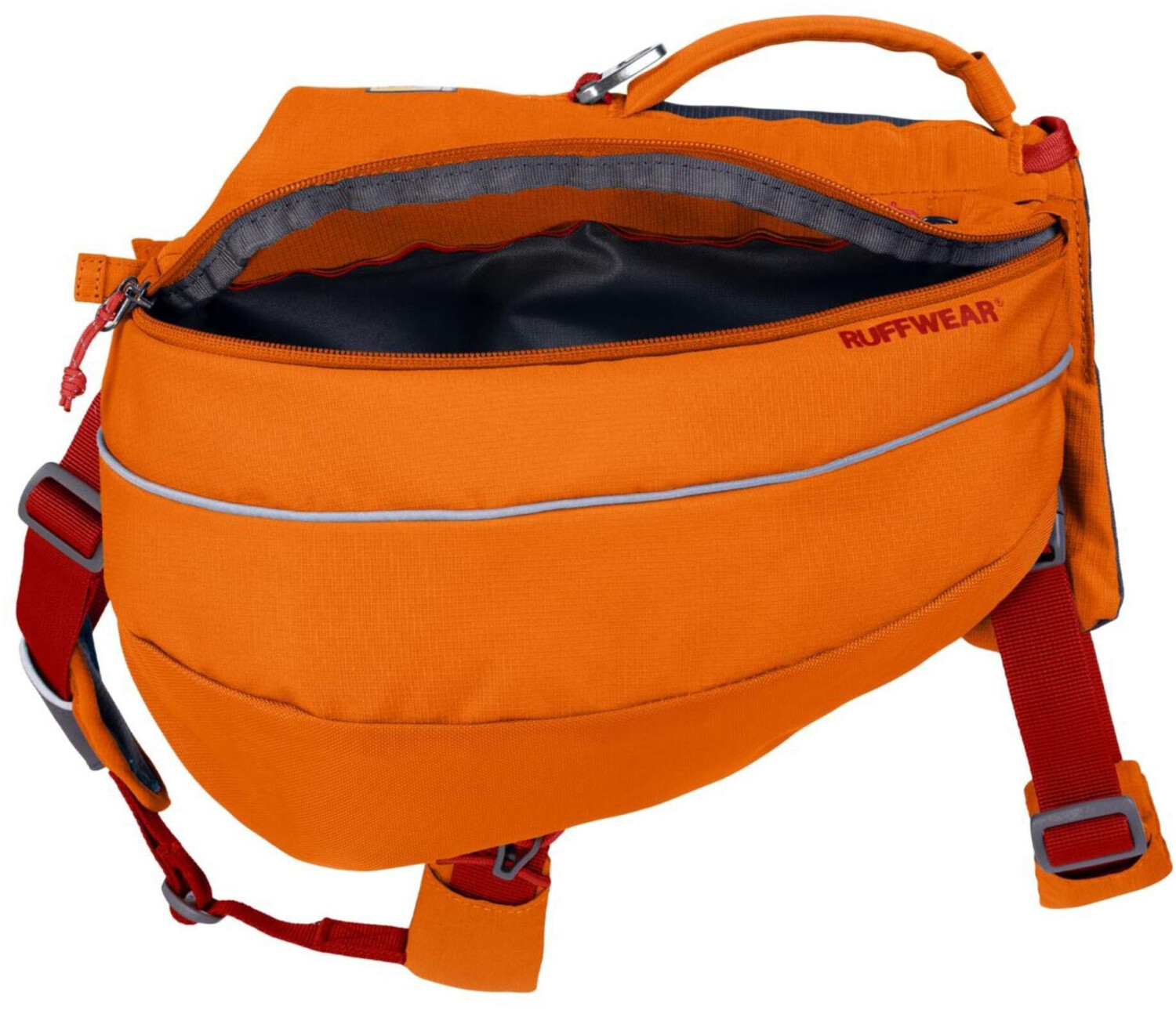 Ruffwear Sacoche pour chien L-XL Campfire Orange