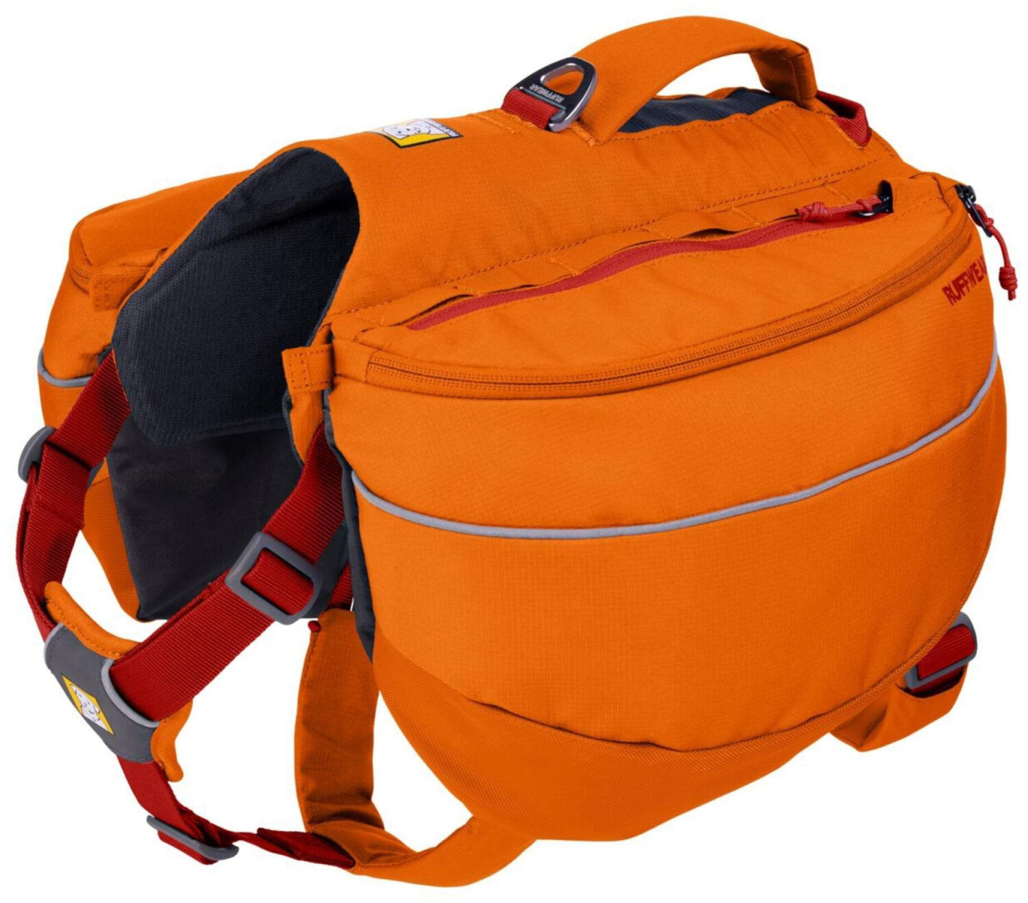 Ruffwear Sacoche pour chien L-XL Campfire Orange