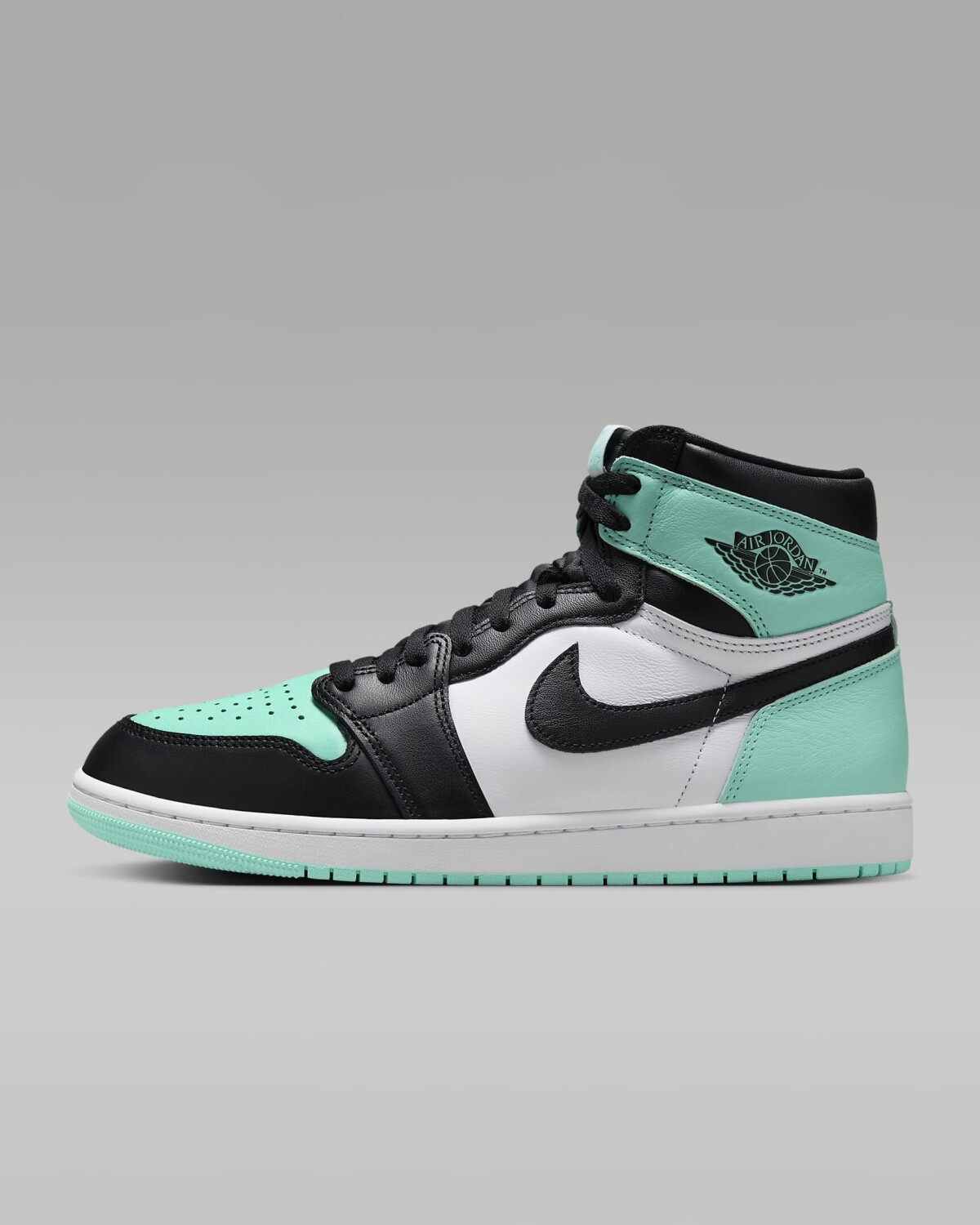 Nike Air Jordan 1 Retro High OG white green glow black ab 109 90 Preisvergleich bei idealo