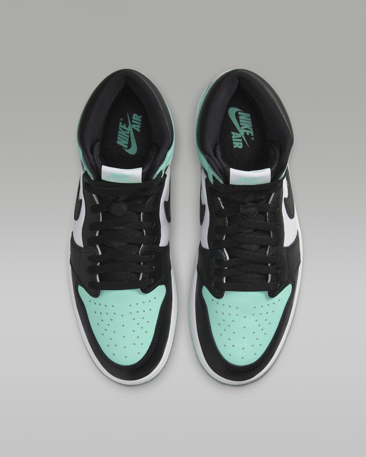 Nike Air Jordan 1 Retro High OG white green glow black ab 105 51 Preisvergleich bei idealo