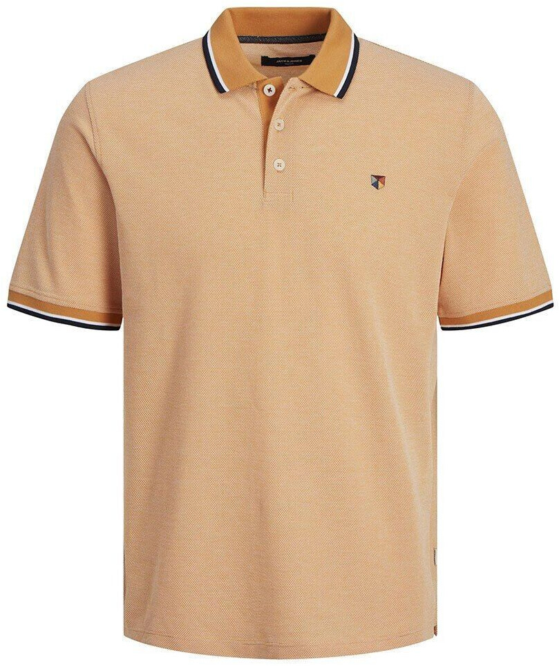 Jack & Jones Bluwin Short Sleeve Polo (12169064) Nugget / Fit Reg W White