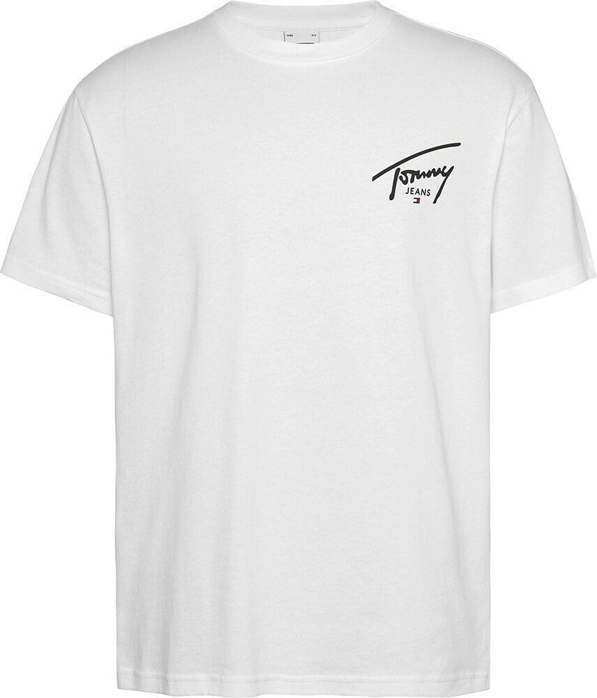 Tommy Hilfiger Regular Signature Ext Short Sleeve T-Shirt white (DM0DM18536-YBR)