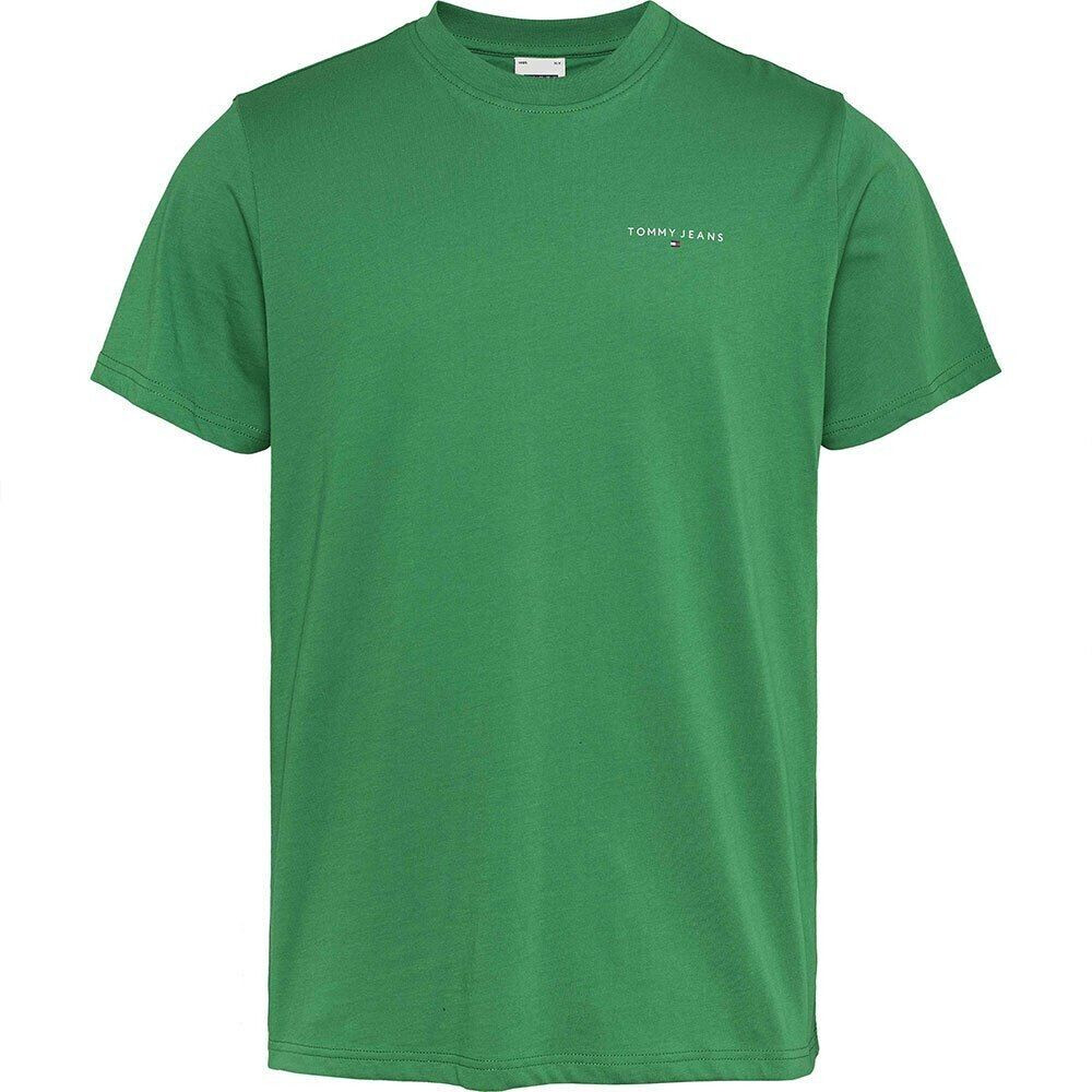 Tommy Hilfiger Slim Linear Chest Ext Short Sleeve T-Shirt (DM0DM18555) green