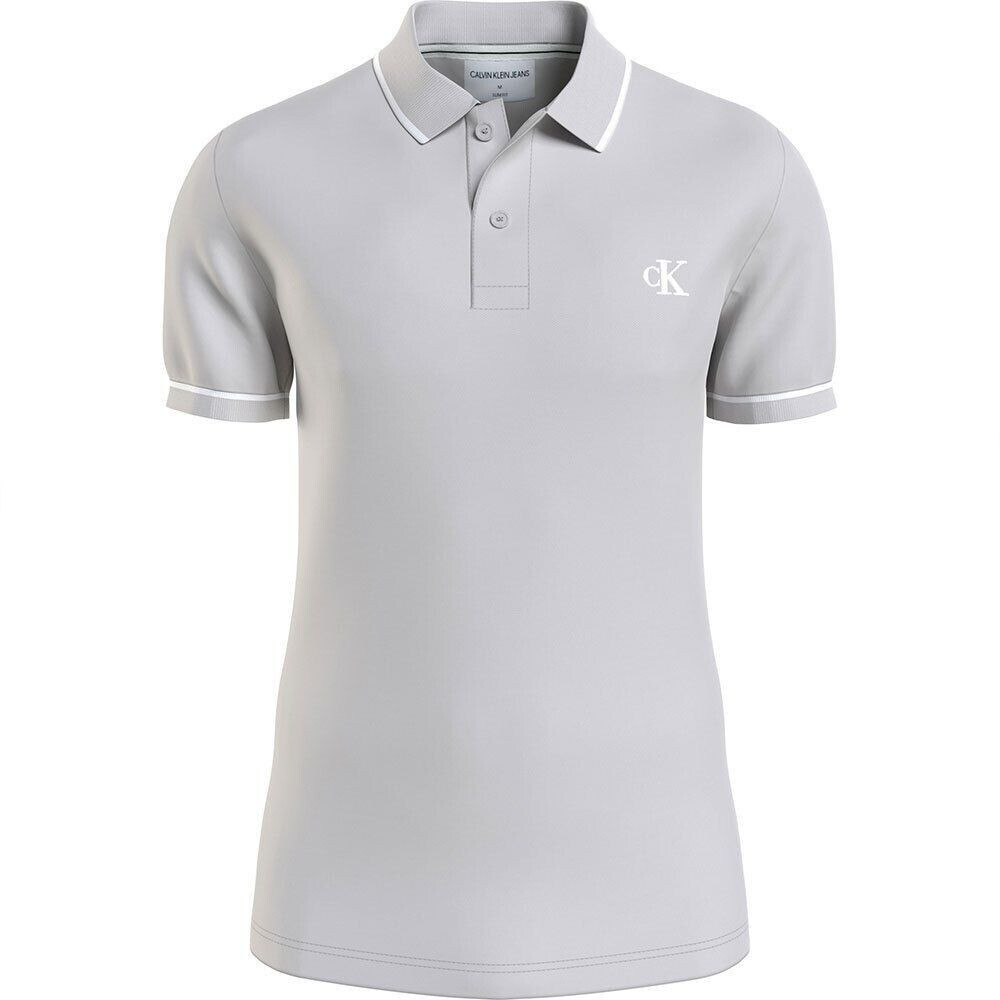 Calvin Klein Tipping Slim Short Sleeve Polo white (J30J315603-PC8)