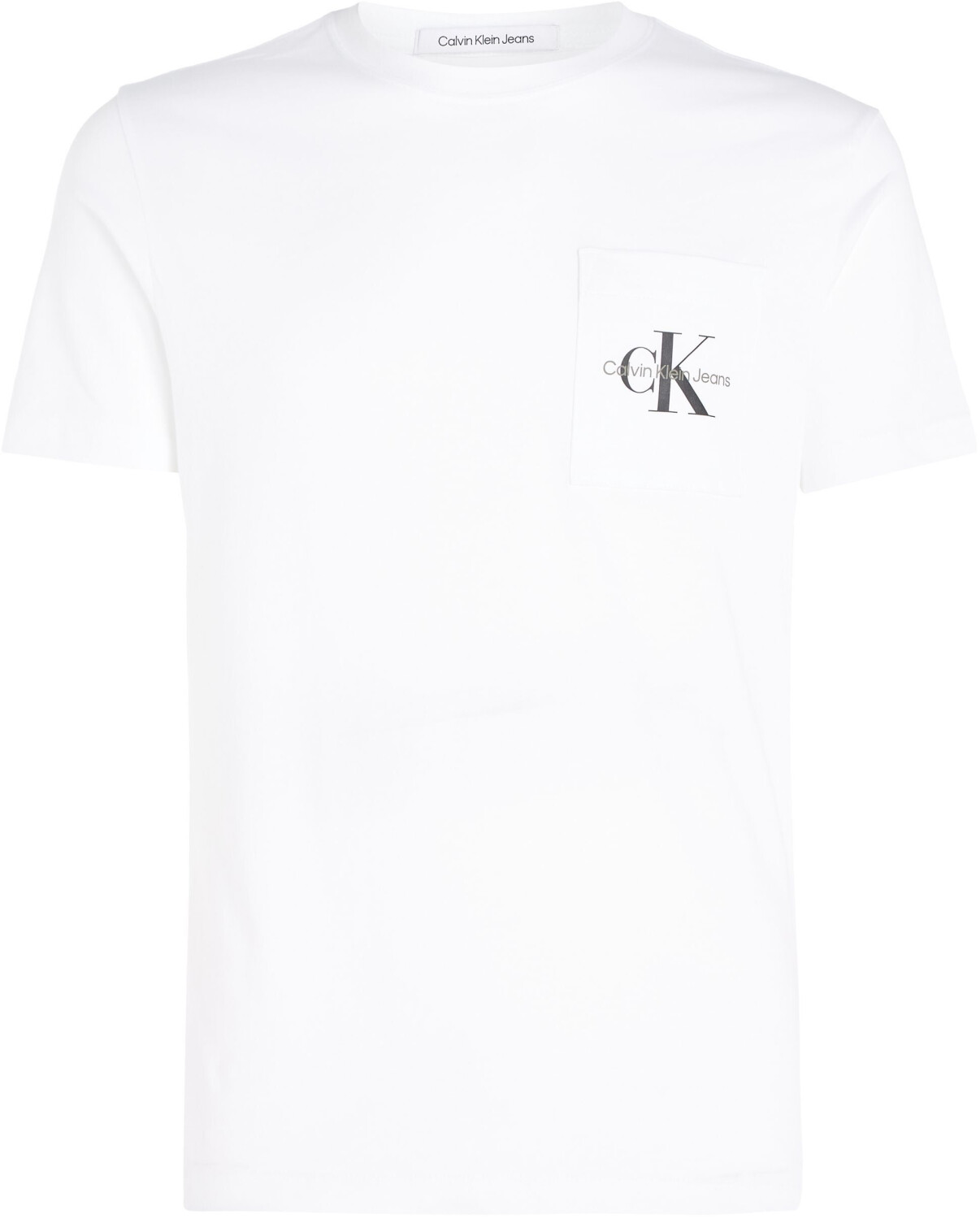 Calvin Klein Core Monologo Pocket Slim Short Sleeve T-Shirt (J30J320936) white