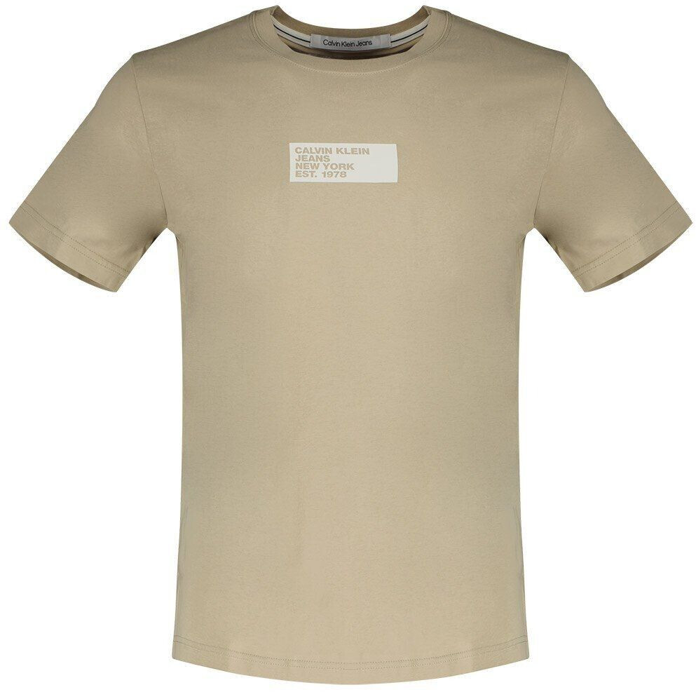 Calvin Klein Small Center Box Short Sleeve T-Shirt beige (J30J324027-PED)